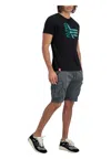 Alpha Industries Shorts Man  Twill Jogger In Gray