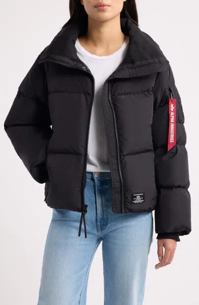 Alpha Industries Sierra Puffer Jacket In Animal Print