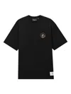 Alpha Industries Skull-patch Cotton T-shirt In Black