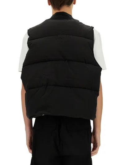 Alpha Industries Sleeveless Nylon Vest In Black