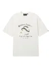 Alpha Industries Snake-graphic Cotton T-shirt In White