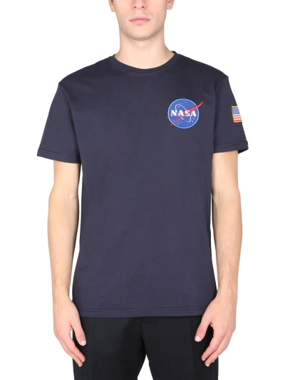 Alpha Industries Space Shuttle T-shirt In Blue