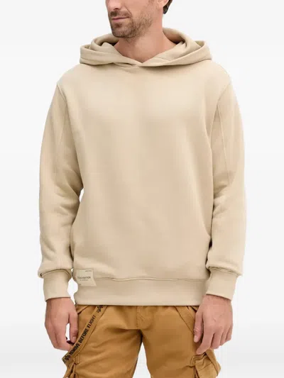 Alpha Industries Studio Edition Hoodie In Neutral