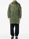 Alpha Industries Studio Field Parka Coat In Green