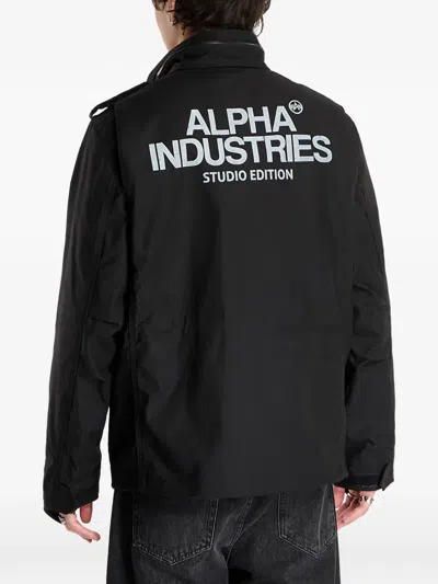 Alpha Industries Studio M-65 Jacket In Black
