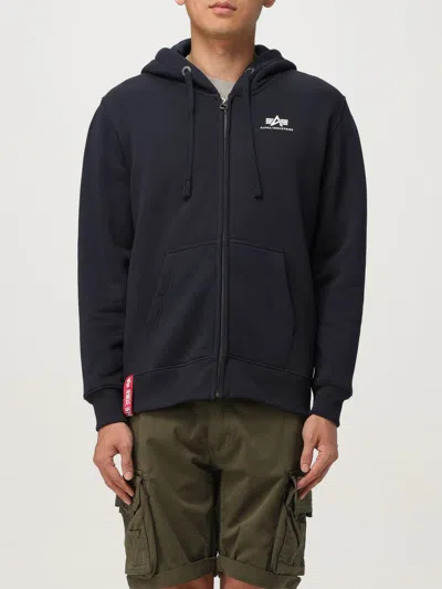 Alpha Industries Sweatshirt  Men Color Blue