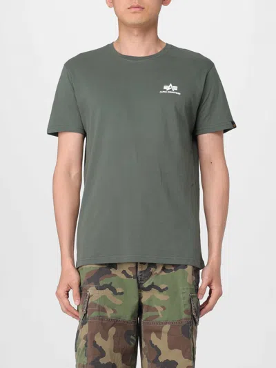 Alpha Industries T-shirt  Men Colour Green