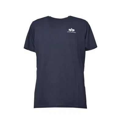 Alpha Industries T Shirts And Polos In Blue
