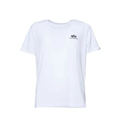 Alpha Industries Man T-shirt White Size M Cotton