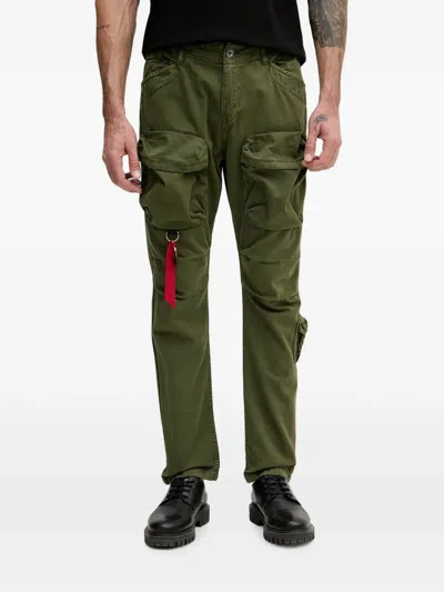 Alpha Industries Tactical Multi-pocket Trousers In Green
