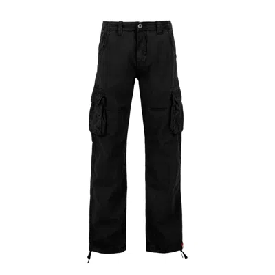 Alpha Industries Trousers  Jet Pant In Black