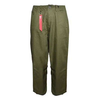 Alpha Industries Trousers In Green