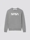 Alpha Industries Unisex Nasa Ii Crew Sweatshirt In Grey In Gray