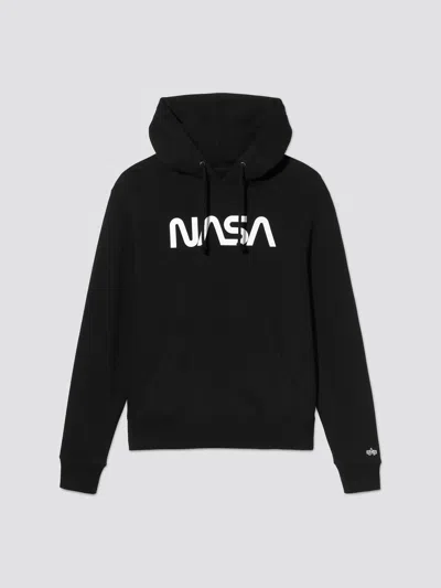Alpha Industries Unisex Nasa Ii Hoodie In Black
