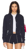 ALPHA INDUSTRIES US NAVY CROPPED JACKET