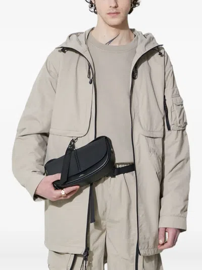 Alpha Industries Utility Fishtail Uv Hooded Jacket In Gray