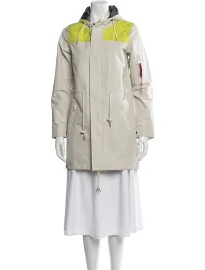 Pre-owned Alpha Industries Utility Jacket In Neutral