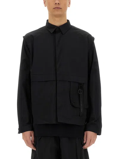 Alpha Industries Utility Shirt Jacket In Black