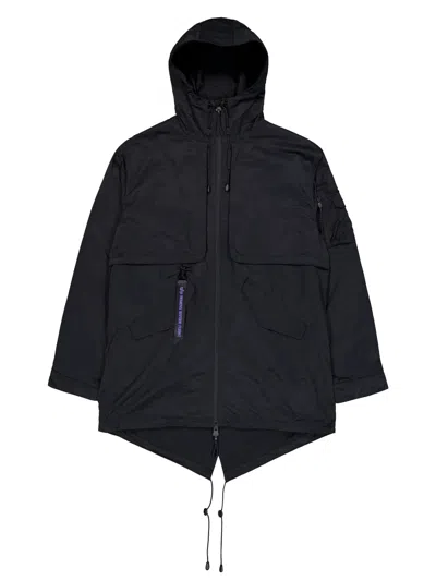 Alpha Industries Utility Uv Fishtail Jacket In Black