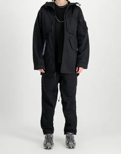 Alpha Industries Utility Uv Fishtail Jacket In Black