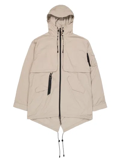 Alpha Industries Utility Uv Fishtail Jacket In Neutral
