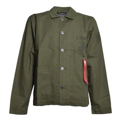 Alpha Industries Coats In Green
