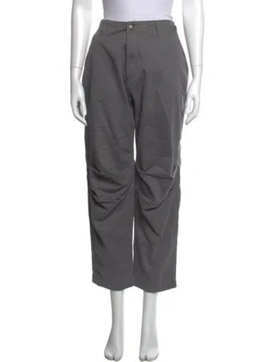 Pre-owned Alpha Industries Wide Leg Pants In Grey