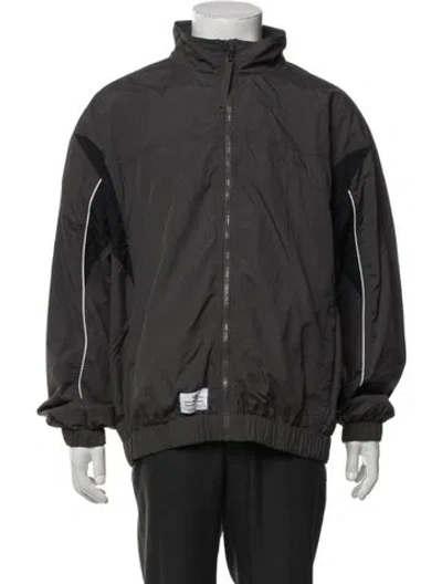 Pre-owned Alpha Industries Windbreaker In Gray