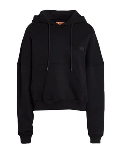 Alpha Industries Woman Sweatshirt Black Size M Cotton, Polyester