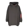 Alpha Industries Women's Dress W X-fit Label Os Dress Vintage Grey In Vintage Grey