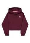 Alpha Industries Women's Hoodie  In Burgundy