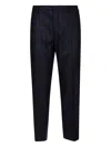 Alpha Industries Wool Straight-leg Trousers In Black