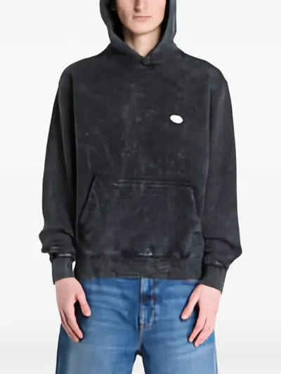 Alpha Industries World Embroidery Hoodie Unisex In Black