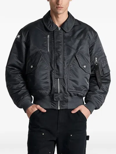 Alpha Industries X Andersson Bell Flight Bomber Jacket In Black