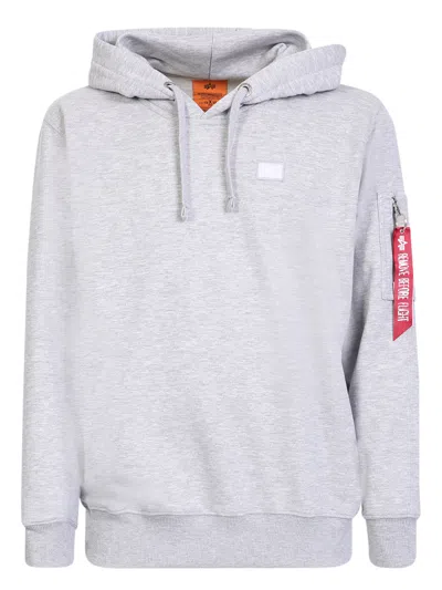 Alpha Industries X-fit Hoodie In Gray