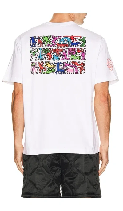 Alpha Industries X Keith Haring Graphic Tee In White