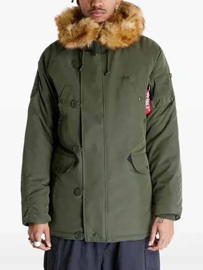 Alpha Industries Zip-up Bomber Jacket