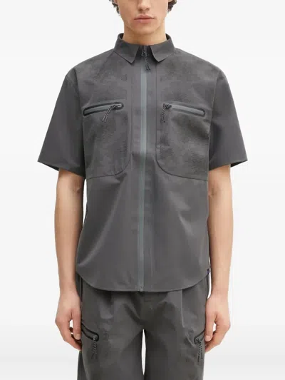 ALPHA INDUSTRIES ZIP-UP PERFORATED SHIRT