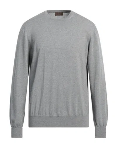 Alpha Massimo Rebecchi Man Sweater Light Grey Size 42 Merino Wool In Gray