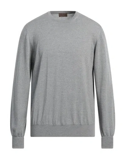 Alpha Massimo Rebecchi Man Sweater Light Grey Size 42 Merino Wool