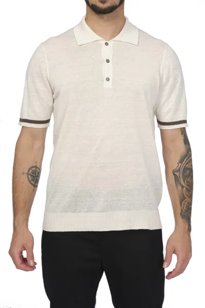 Alpha Studio - Polo M/m Polsini Contrasto Caffe Au-1241b 1113 Lat