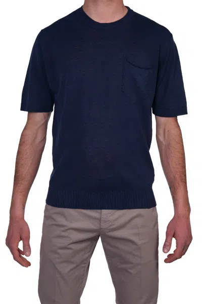 Alpha Studio - Raglan; With Boxy Pocket Fit Au-6402c 3203 Blue