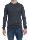 Alpha Studio Man Sweater Midnight Blue Size 44 Merino Wool