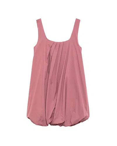 Alpha Studio Abito Palloncino Cipolla In Pink