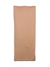 Alpha Studio Beige Large Rectangular Wool-cashmere Stole In Brown