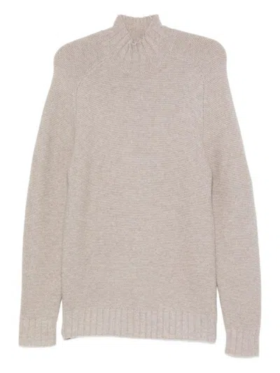 ALPHA STUDIO Beige turtleneck sweater ALPHA STUDIO