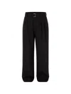 Alpha Studio Belted Pleated Trousers In Multi