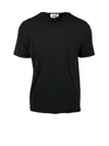Alpha Studio Black Classic Crewneck T-shirt