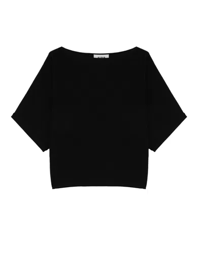 Alpha Studio Black Kimono Sweater