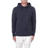 Alpha Studio Blue Wool Vergine Sweater
